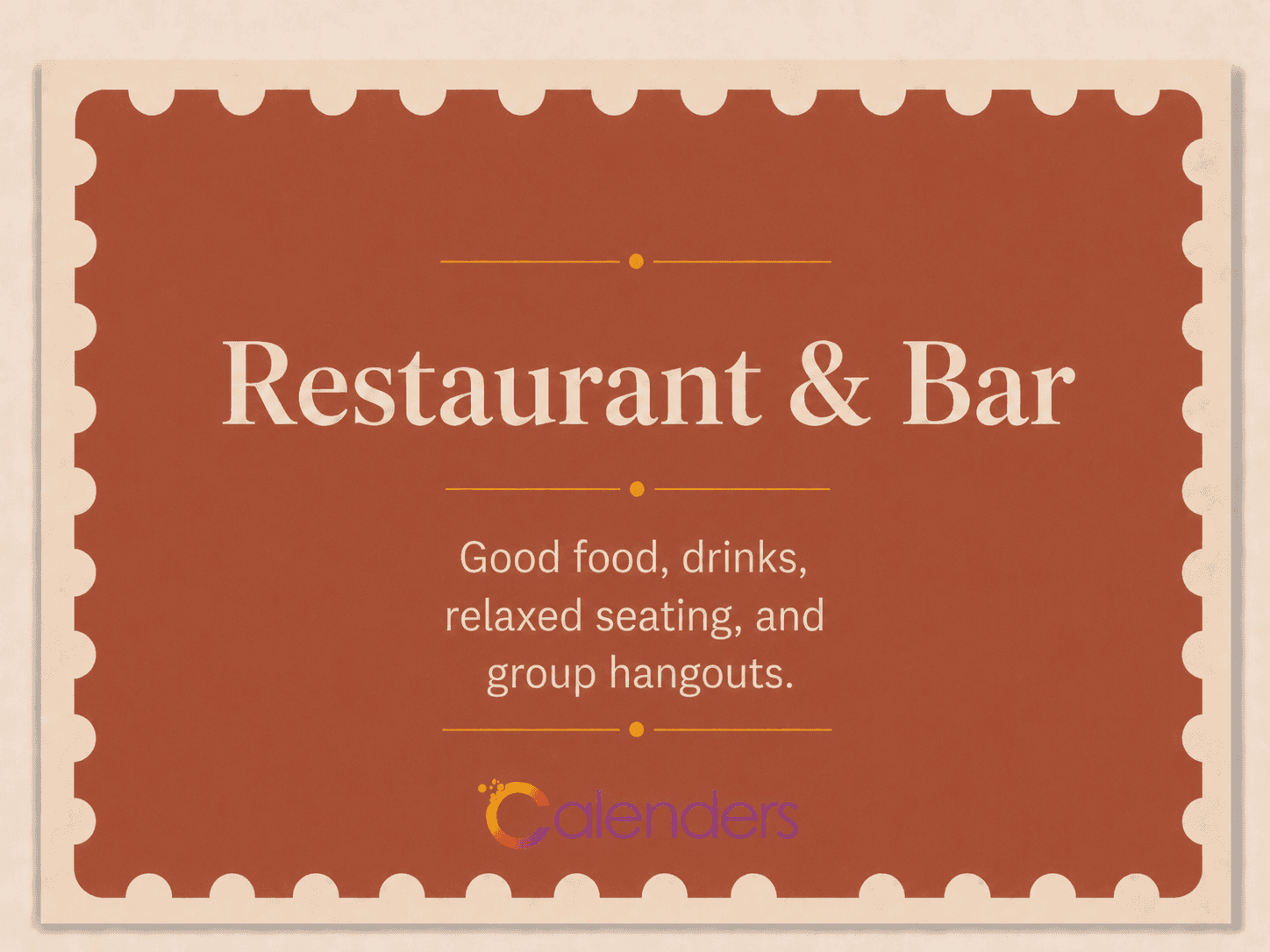 CalendersGH restaurant and bar in Takoradi